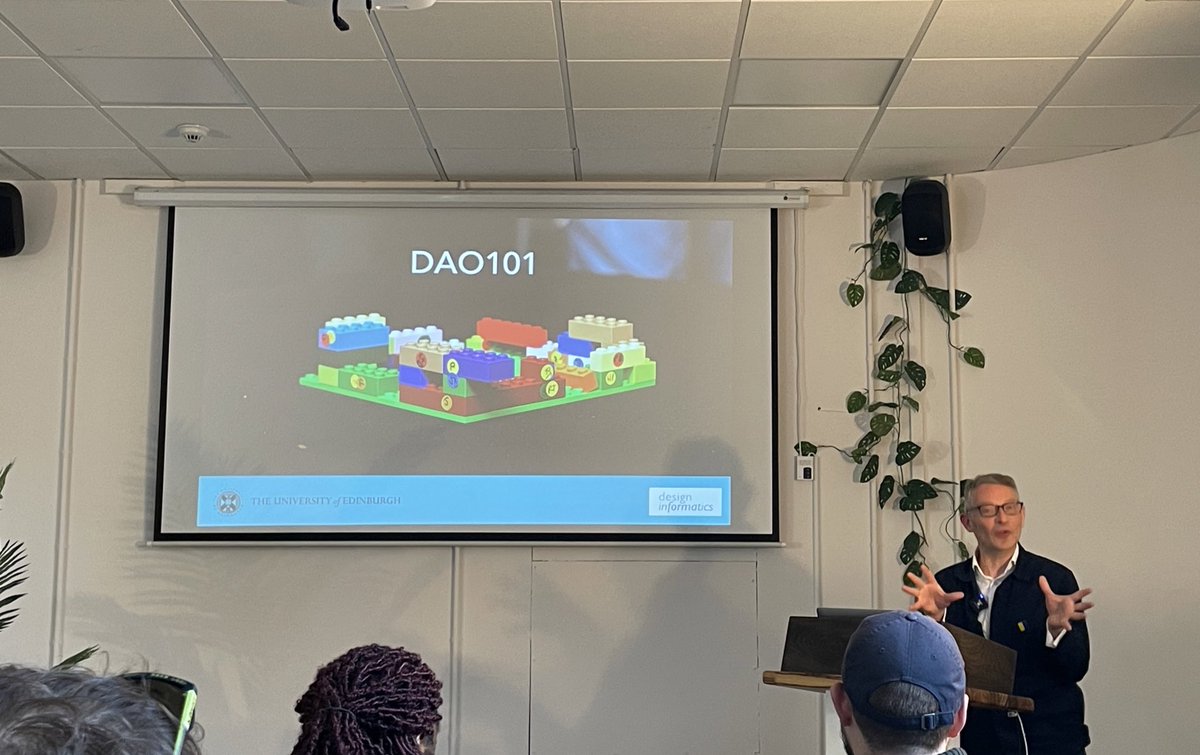 CreateInf's tweet photo. Closing out #CommunityGather today, it’s our very own @chrisspeed, with an introduction to #DAOs! If you change the representation of value, does it allow you to change the power structures according to those values? #CreativeClusters https://t.co/NbY5mwq4BU