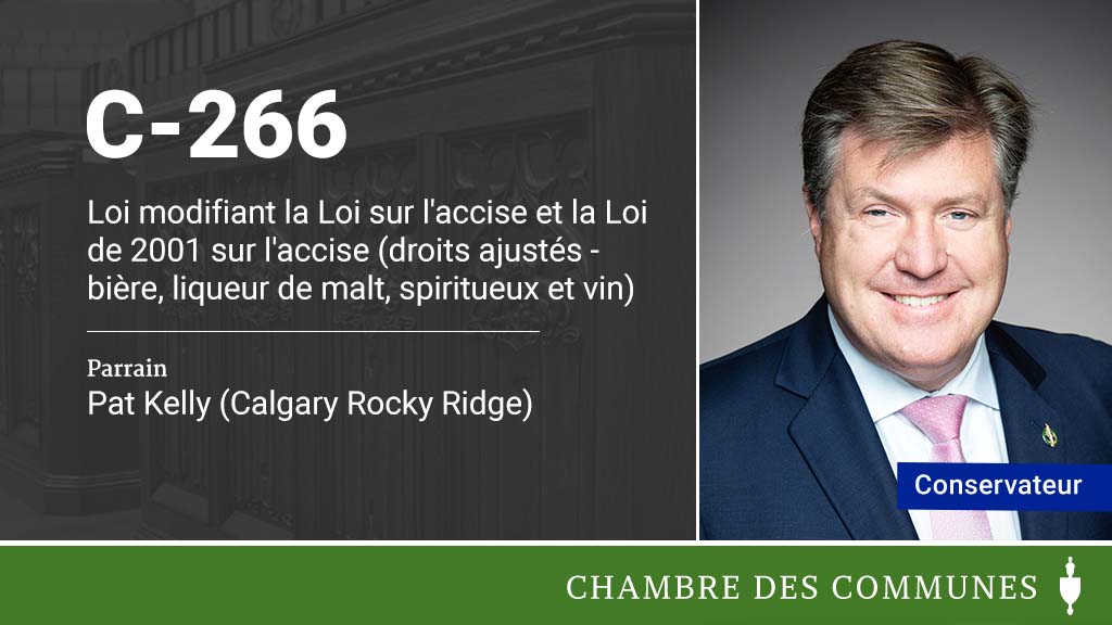 CdcChambre's tweet photo. .@PatKelly_MP a déposé le projet de loi #C266 à la #Cdc.
Le texte intégral du projet de loi sera disponible plus tard aujourd’hui : https://t.co/l30EAru1jy https://t.co/tREduBmVf0