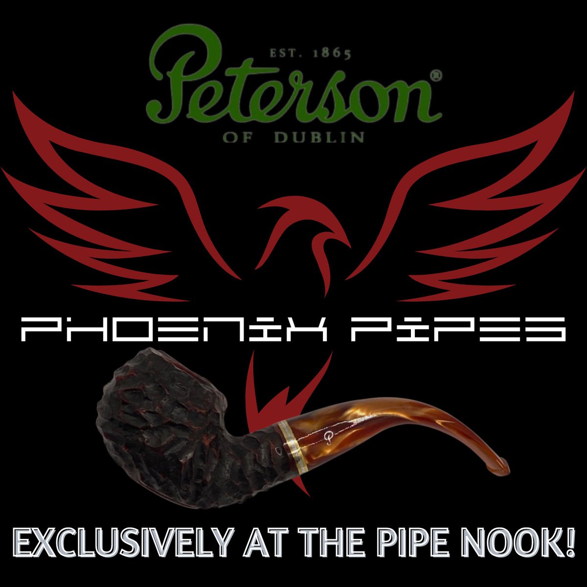 Peterson Phoenix 9mm filtered pipes are now available exclusively at The Pipe Nook! Priced right and 9mm filtered, these are excellent smokers just begging to be in your collection! Get yours now at thepipenook.com!