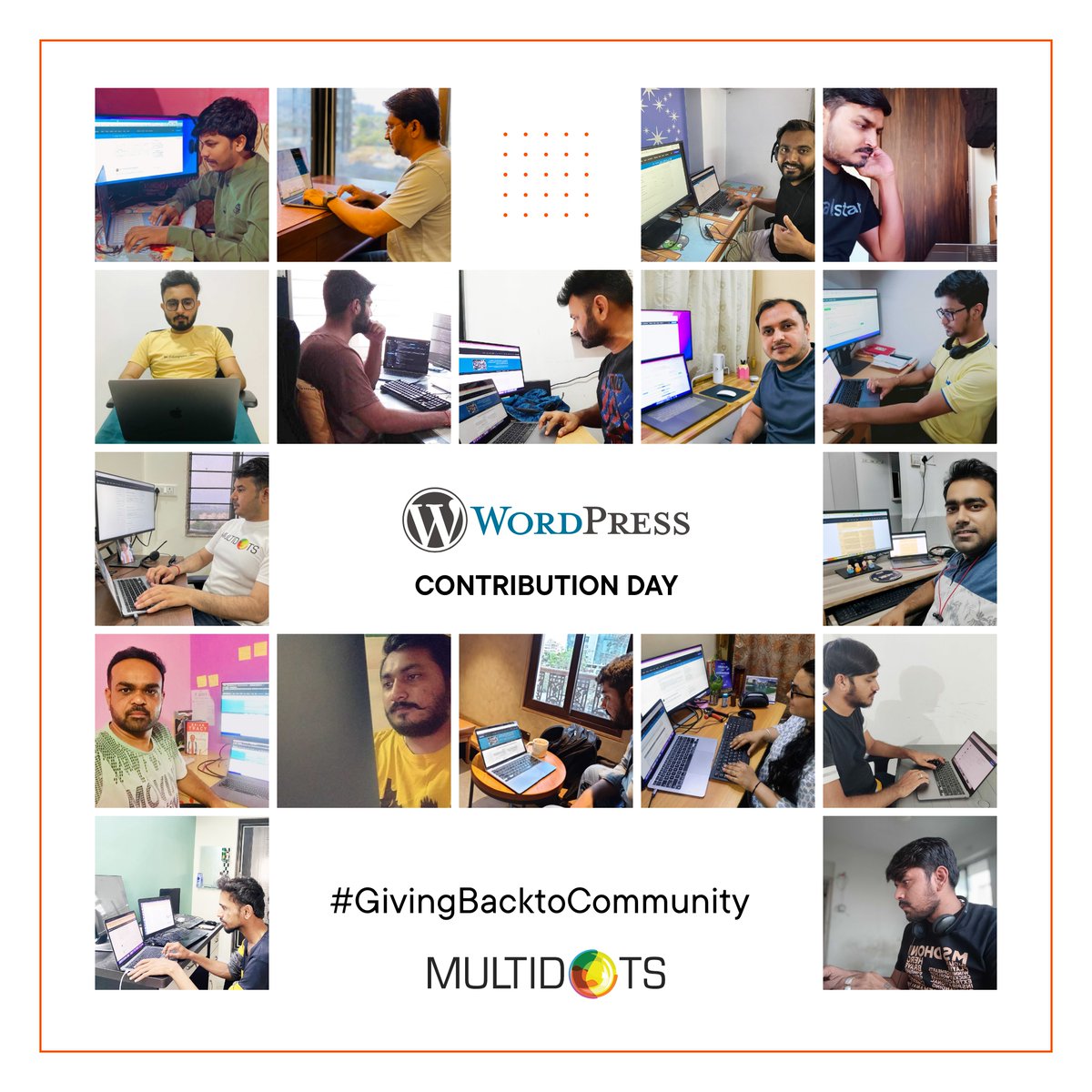 WordPress Contribution Day is in full swing @multidots. Our team contributes through various contribution channels to give back to the community & society with a high spirit. 🙂✨

#WordPressContribution #GivingBacktoCommunity #MDCulture #WordPress