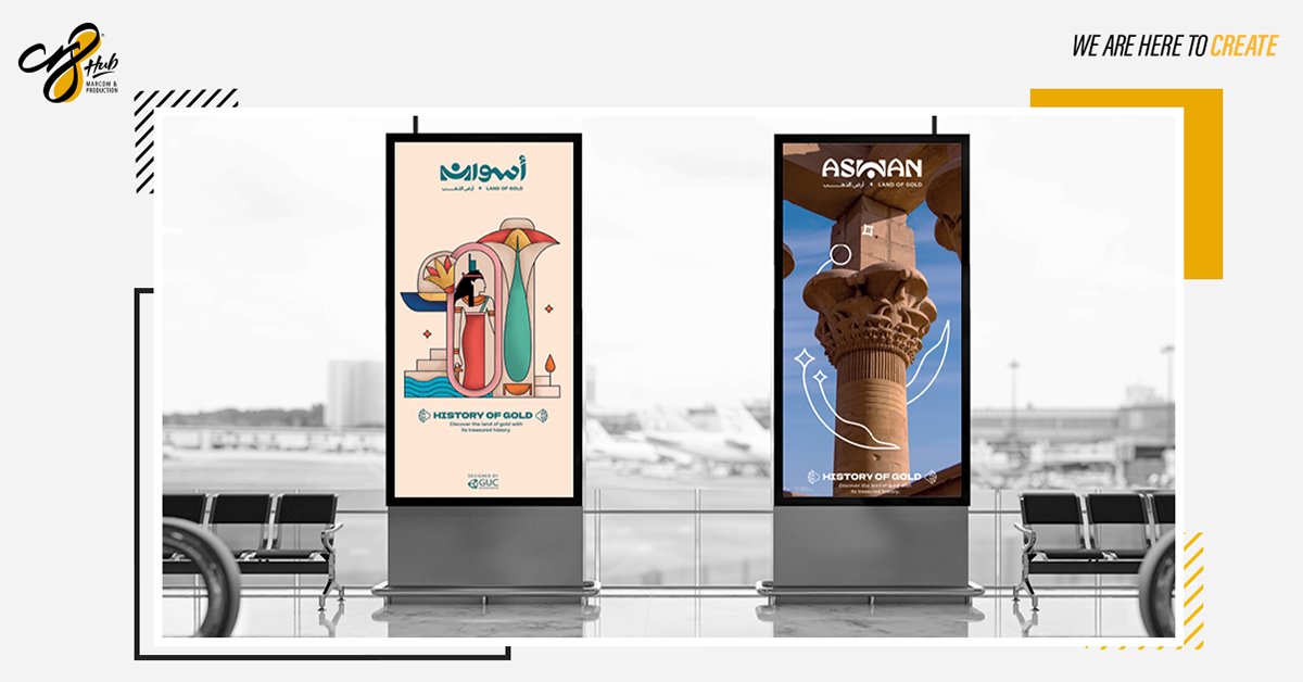 Cr8Hub's tweet photo. Egypt's heartland is Aswan. that`s why it`s our pleasure to share a piece of our culture and authentic Egyptian vibes through our printing and installation work at Aswan International Airport.
#aswan #agency #printing #Production #btl #installation https://t.co/6tkszgTlBn