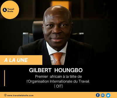 TDroits's tweet photo. @OITinfo a désigné ce 25 /03/2022 son nouveau Directeur Général en la personne de M. @GilbertFHoungbo . Un fait inédit car l’ancien Premier ministre du #Togo devient ainsi à 61 ans ,le 1er dirigeant africain de cette organisation. #OIT #Afrique  #Travail  https://t.co/x7gpNcK86s https://t.co/dbXJwLqDaQ