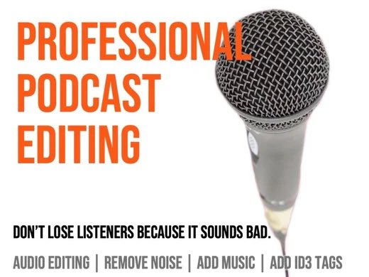 Looking for a podcast editor? As producer of over 100 podcast titles, Rob has a ton of experience editing and wants to help you. He just launched a new service on UpWork and is looking to book some clients.

bit.ly/377ZEnq
