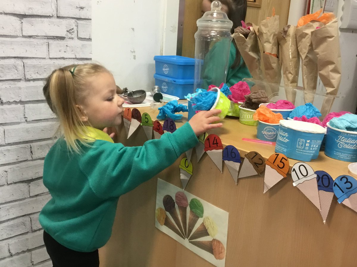 GalstonECC's tweet photo. We’d like to say a big thank you to Bangingbinz &amp; Gardens in Galston for donating loads of buckets and spades for our garden! 🪣 Another big thank you is to @VaraniForumCafe for kindly donating resources for us to create our very own ice cream counter in the role play area! 🍦 https://t.co/yJ55K4ssKz