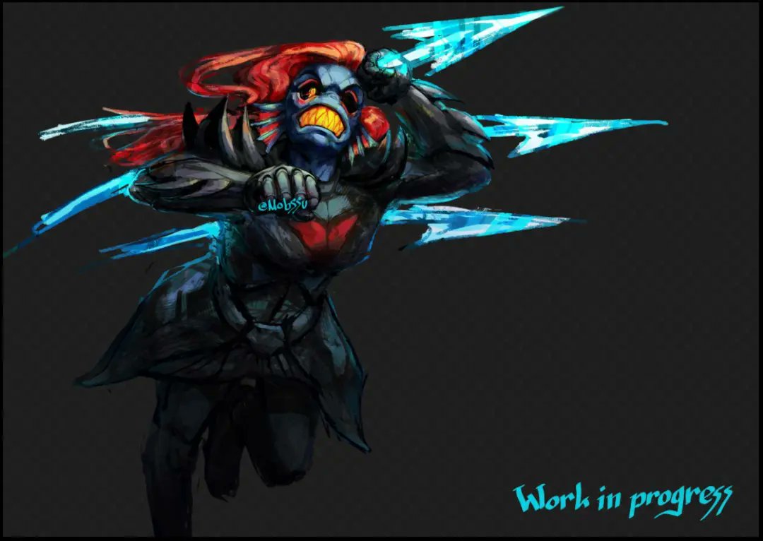 mobssu's tweet photo. 🐟𝗨𝗡𝗗𝗬𝗡𝗘 𝗧𝗛𝗘 𝗨𝗡𝗗𝗬𝗜𝗡𝗚🐟
💪🐡 Undyne
#undertale #undertalefanart #undyne #undynetheundying #undyneundertale #undertaleart https://t.co/D42eH5IbrY