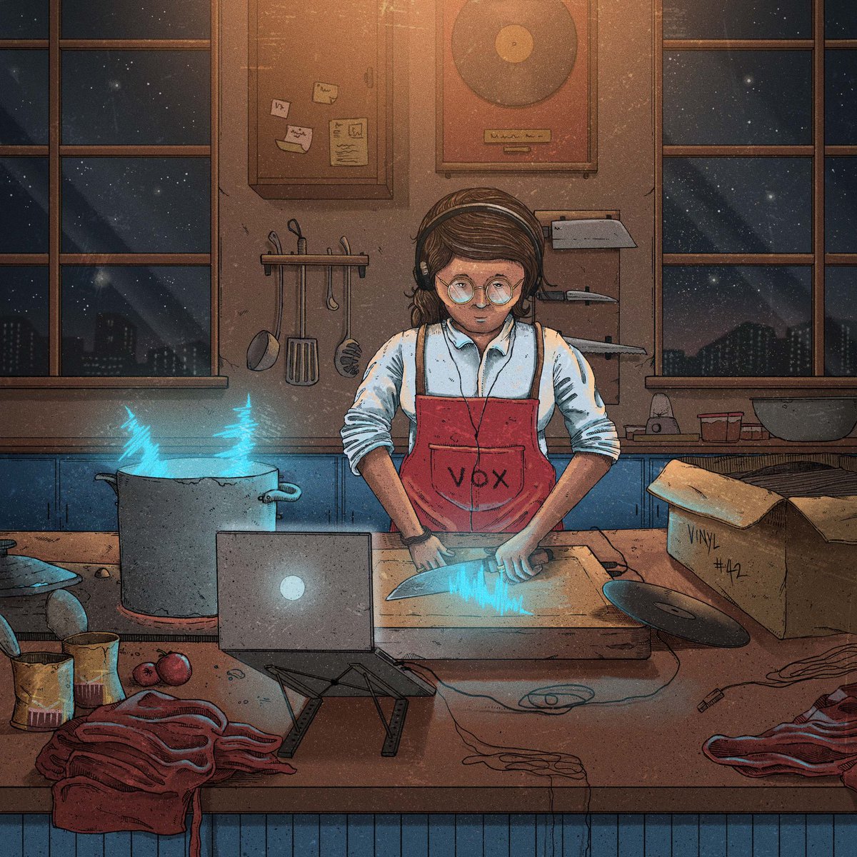 Illustration for “Vocal Chops” for <a href="/splice/">Splice</a> 

AD by <a href="/katewildmusic/">K A T E ⚡️ W I L D</a> 
#illustration