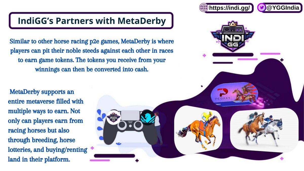 Tomheroy_io's tweet photo. You too can be part of this amazing game platform and earn especially #HorseRacing lovers. 
👉 https://t.co/PF0ZYDMSy9 

#IndiGG #YGG #gaming #GameFi #BlockchainGaming #YGGSEA #FTXGaming https://t.co/LMXi46LdxS