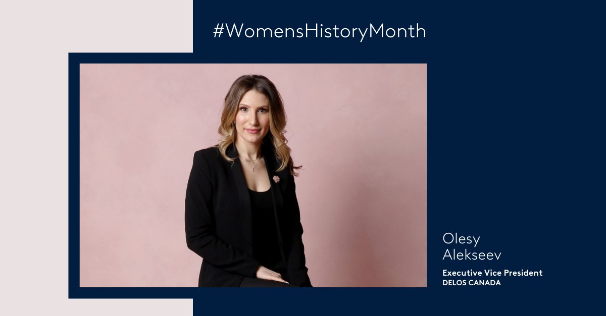 DelosLiving's tweet photo. As #womenshistorymonth comes to an end, we want to say thank you to the awesome Olesy Alekseev, who is a true force of nature at @DelosCanada! It has been an honor to celebrate all the women at Delos around the world this month. https://t.co/oRvpl2h0lV