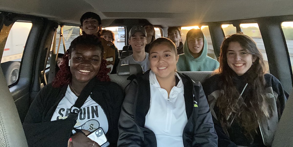 Matador Varsity student-athletes on the way to our district meet. 

<a href="/SeguinHSTx/">Seguin High School</a> <a href="/SeguinISD/">Seguin ISD</a> <a href="/MatCastSHS/">MatCast</a> 

#1Heart1Seguin #MatadorPride