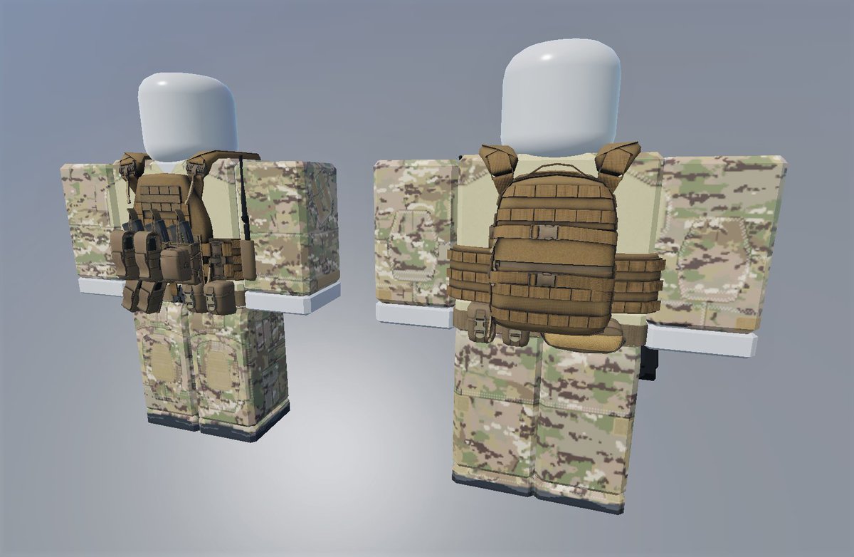 ViRoWo1's tweet photo. Military styled Vest and Belt.
#RblxDev #RoblxDev #RobloxDev #GameDev #TacticalGear #Tactical https://t.co/RsylqNtJVJ