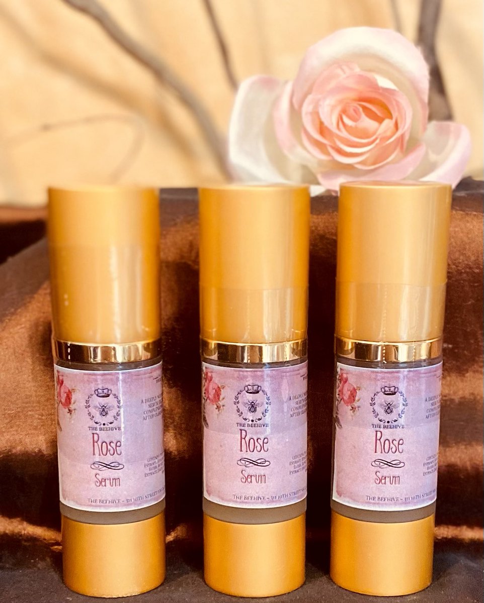Soothing, replenishing  and nourishing Rose Serum, like vitamins for your face!