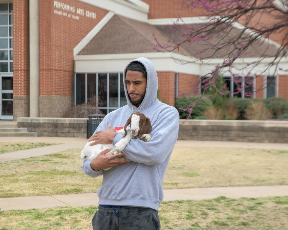 In celebration of the first annual Aggie Week, NOC Ag students brought animals to the college circle for Tonkawa students to enjoy.  #N_O_C #aggieweek #tonkawa 🤘