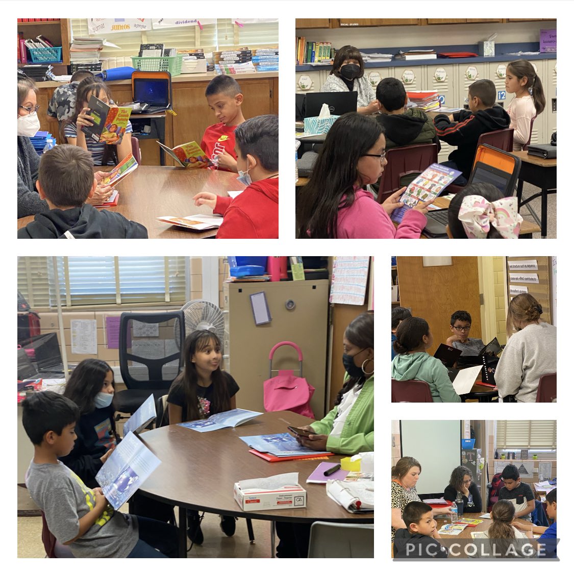 FamMarty's tweet photo. @TravisTornados1 @ECISDCurriculum @JaimeMi50367314 @slliwl @drliliananez #LLIreading. All hands on deck. Even our special areas and subs get into the excitement! @ https://t.co/OYxk5k30Mc