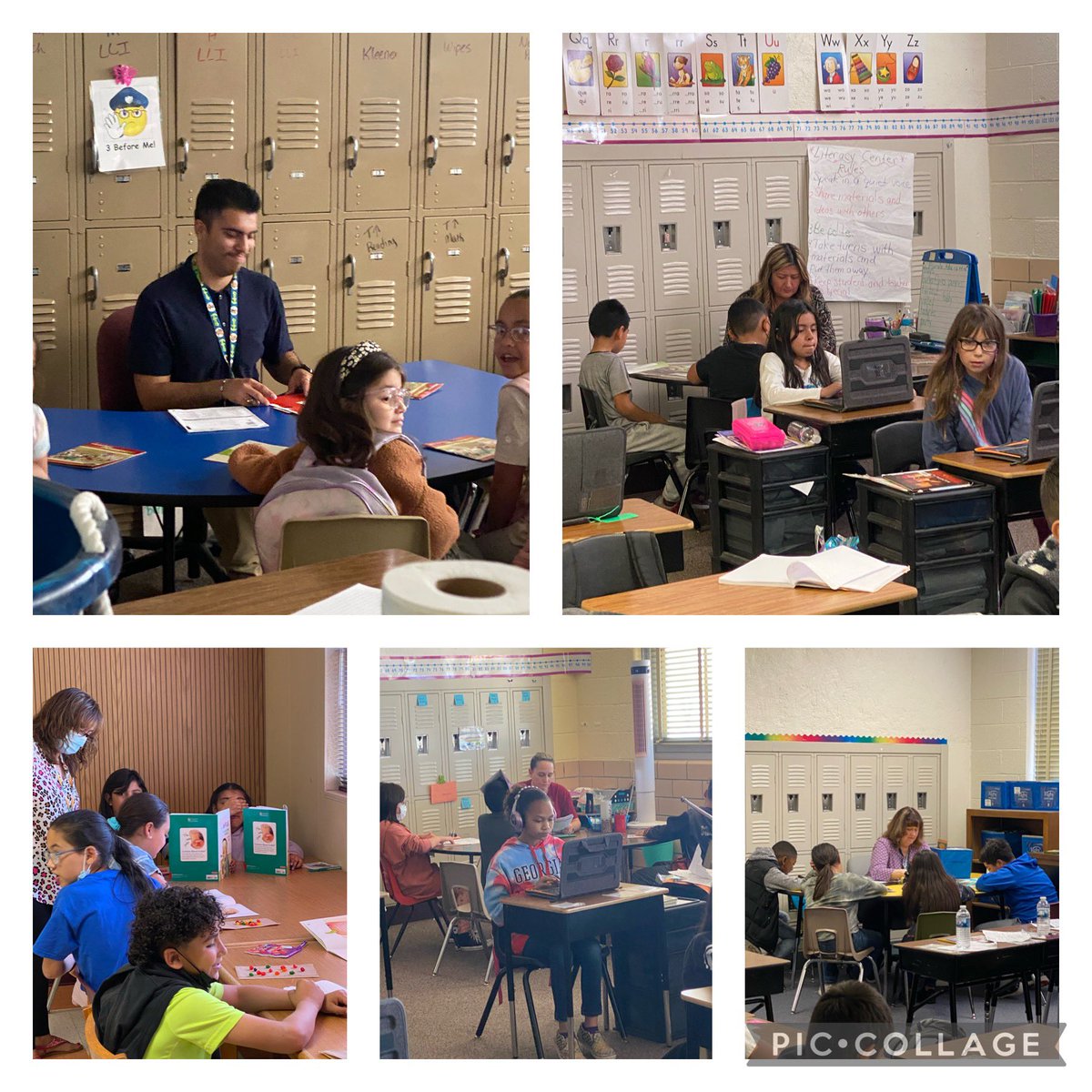 FamMarty's tweet photo. @TravisTornados1 @ECISDCurriculum @JaimeMi50367314 @slliwl @drliliananez #LLIreading. All hands on deck. Even our special areas and subs get into the excitement! @ https://t.co/OYxk5k30Mc