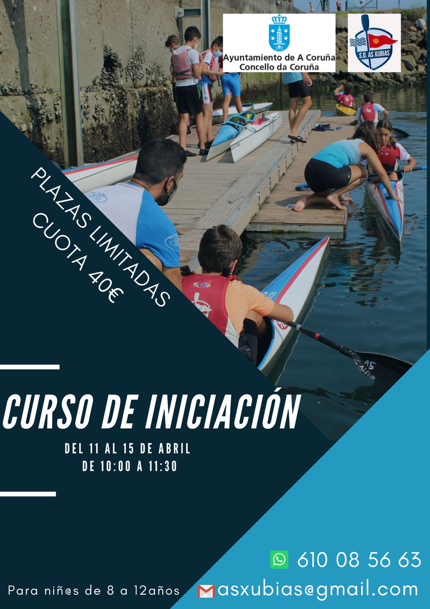 🥳¡Ya está aquí nuestro curso de Semana Santa para niños y niñas de 8 a 12 años! 🗓️ Del 11 al 15 de abril 🙌👏🤩
#concellocoruña #deportegalego #xuntadegalicia #fegapi #fegapiraguismo #rfep #fundacionemalcsa
