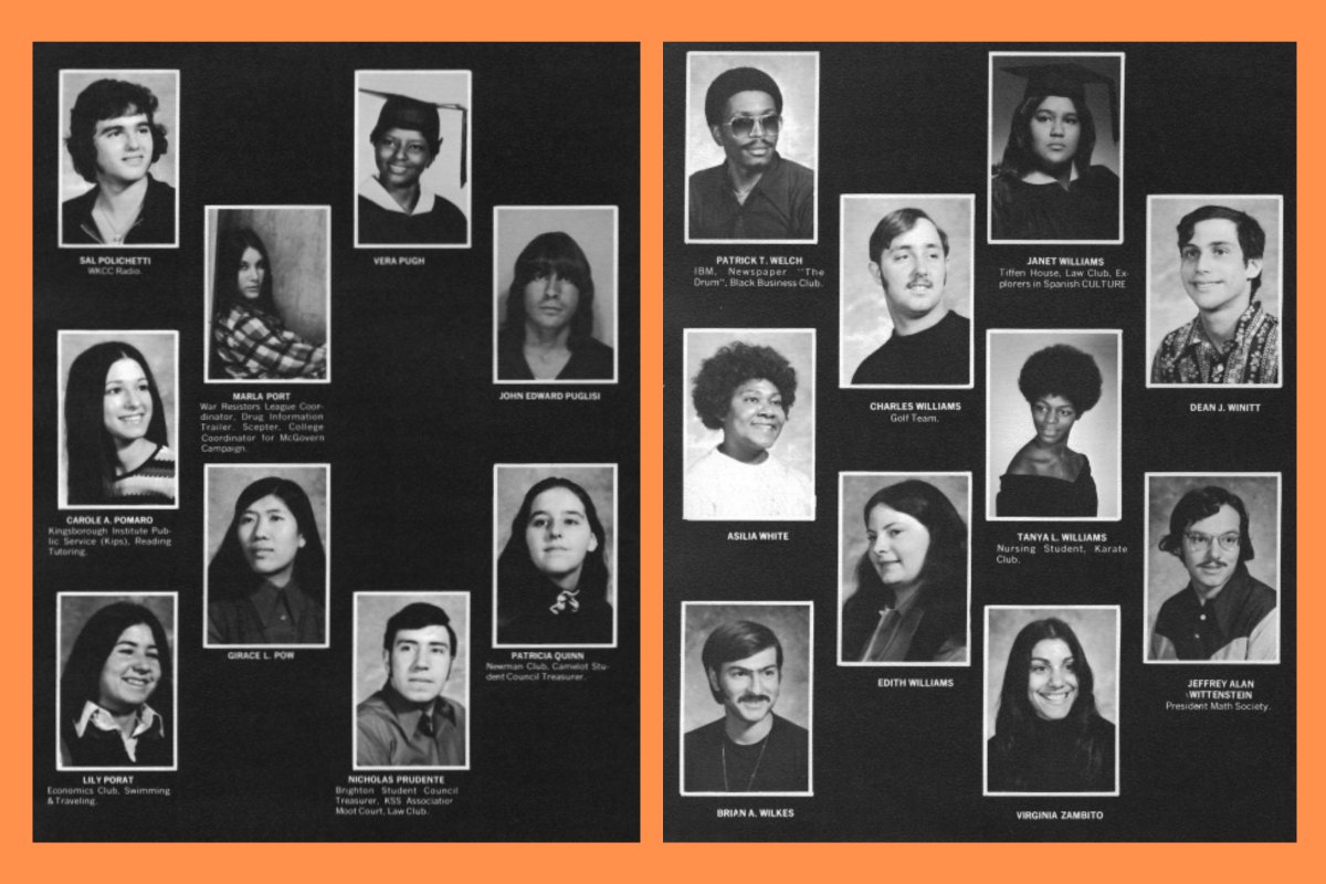 #TBT looking back to the graduating class of 1972. Can you believe it’s been nearly 50 years? 

Celebrate your accomplishments by giving back to the next generation of the Kingsborough community. kbcc.cuny.edu/colladvancemen…