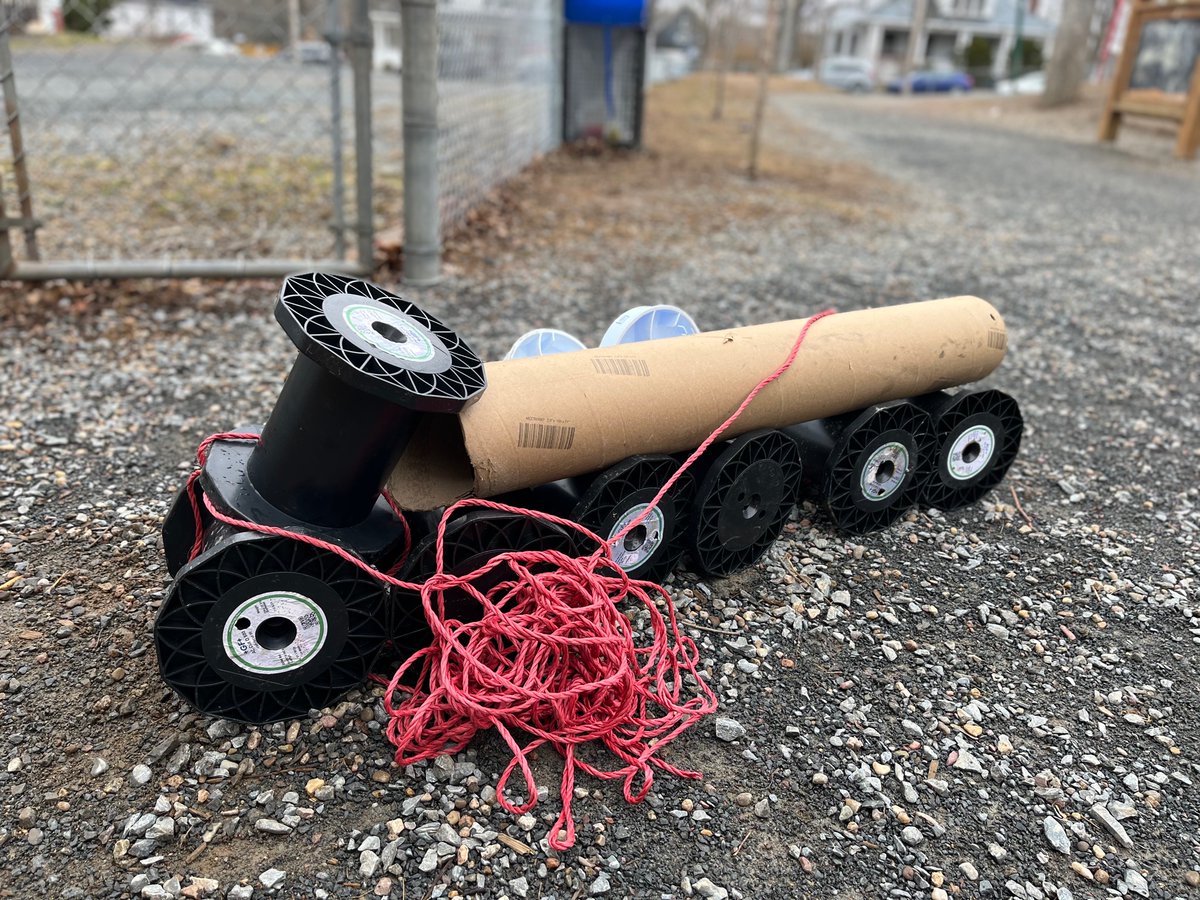 BrittZwicker's tweet photo. One of our parents dropped off a large donation of #looseparts yesterday! The children were thrilled to explore today, creating Christmas trees &amp; trucks using tree blocks, tarps, tubes, spools &amp; rope!
@ssrcepreprimary #nature #outdoorplay #play #earlyyears https://t.co/OqeRMpOeXT