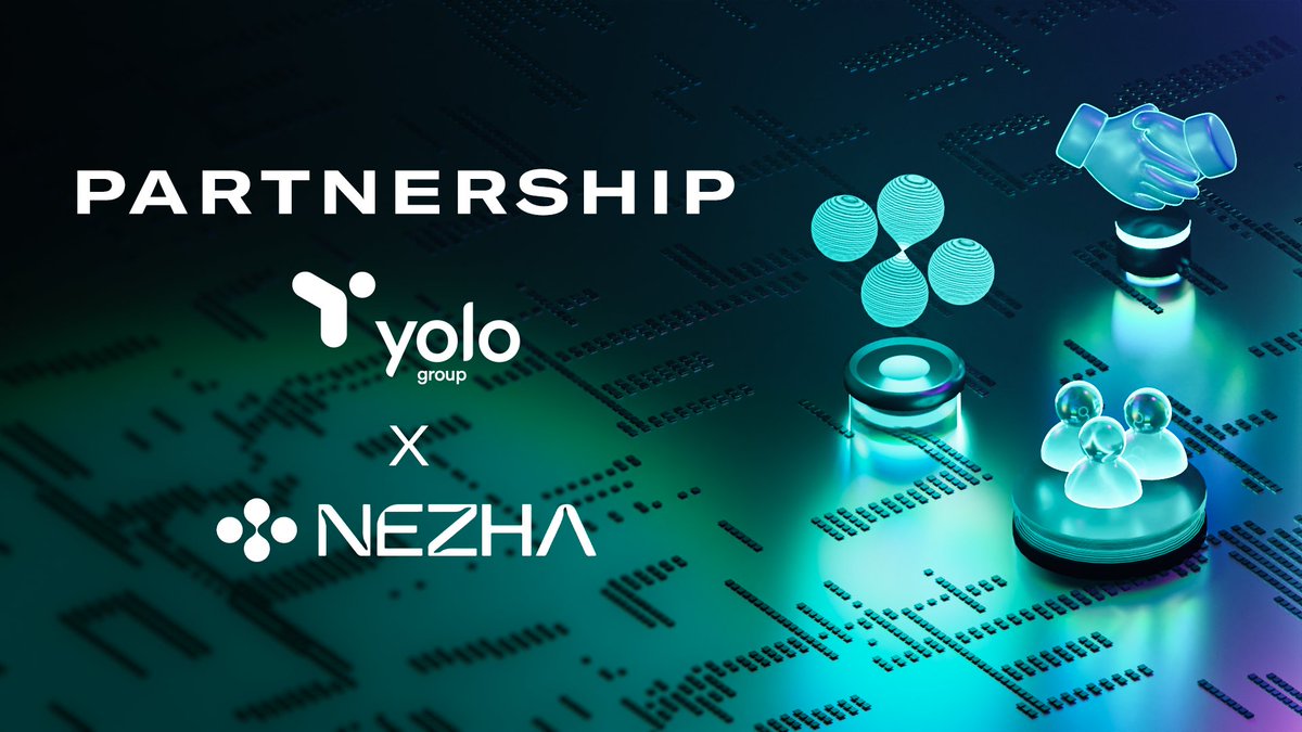 NezhaFi's tweet photo. Great to have @yologrouplife on board🤝
Our revolutionary take on #Yieldaggregation and #predictionmarkets is about to stir things up!
#partnership #Solana #Crypto #DeFi https://t.co/o3tN0pjZTV