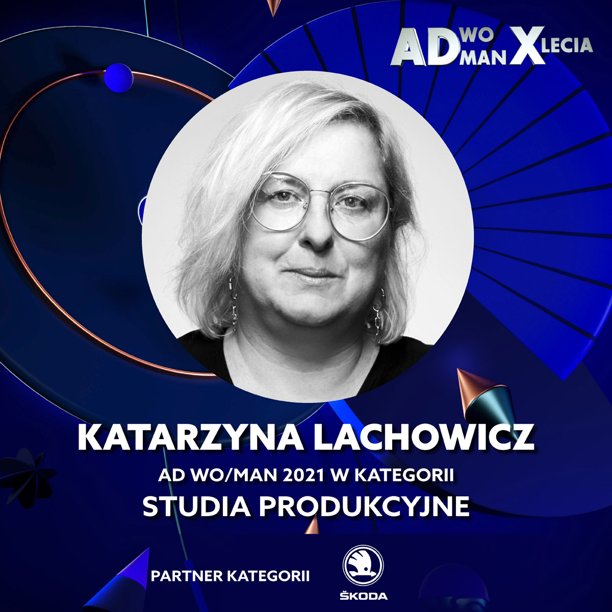 PressRedakcja's tweet photo. Katarzyna Lachowicz zdobyła tytuł AD WO/MAN 2021 w kategorii Studia Produkcyjne! Gratulacje!
#ADWOMAN https://t.co/jgOc2hmO9N