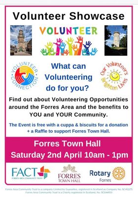 ForresFWF's tweet photo. 🍎 Come and visit us this Saturday - 2nd of April from  10am - 1 pm!

What are we about, and what else is out there in Forres? Come and find out in Forres Town hall! https://t.co/ain7v0katf