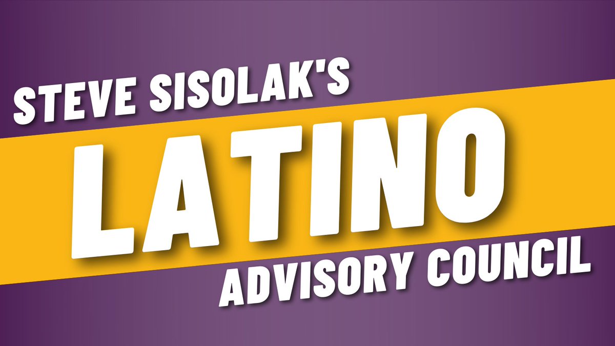 SteveSisolak's tweet photo. We're building a campaign made of - and made for - all Nevadans. 

Chaired by @SelenaTorresNV, our new Latino Advisory Council will help us reach Nevadans where they are, prioritize the most important issues, and deliver results for our families. https://t.co/7YkEL1R7xb