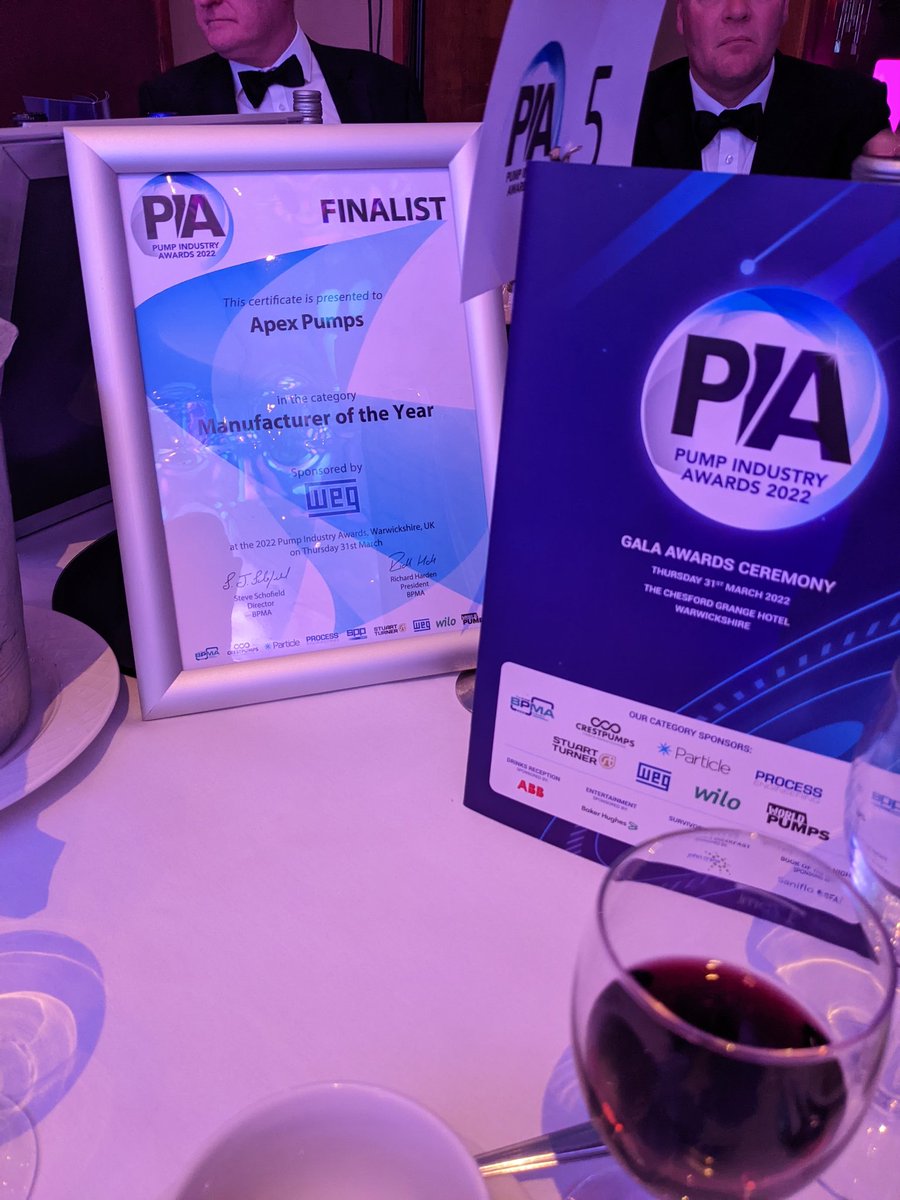 Apex Pumps (@apexpumps) on Twitter photo The night is here. Excitement building!
Good luck everyone.
#PIAwards #pumping #madeinbritain #seweragepumps <a href="/WegBrasil/">Weg Brasil</a> <a href="/crest_pumps/">Crest Pumps</a> The night is here. Excitement building!
Good luck everyone.
#PIAwards #pumping #madeinbritain #seweragepumps <a href="/WegBrasil/">Weg Brasil</a> <a href="/crest_pumps/">Crest Pumps</a>