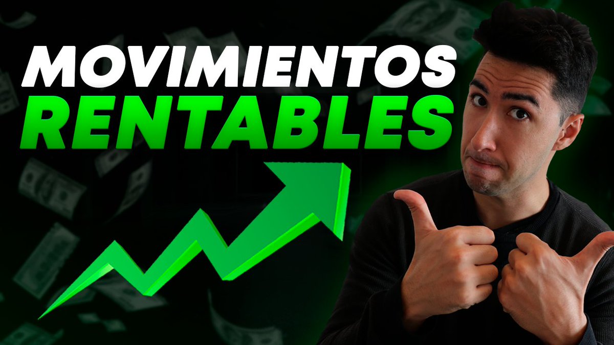 Nuevo video YouTube!🍿
MOVIMIENTOS RENTABLES✅
Ya saben que hacer ; )
youtu.be/P-Gn7juOn6U