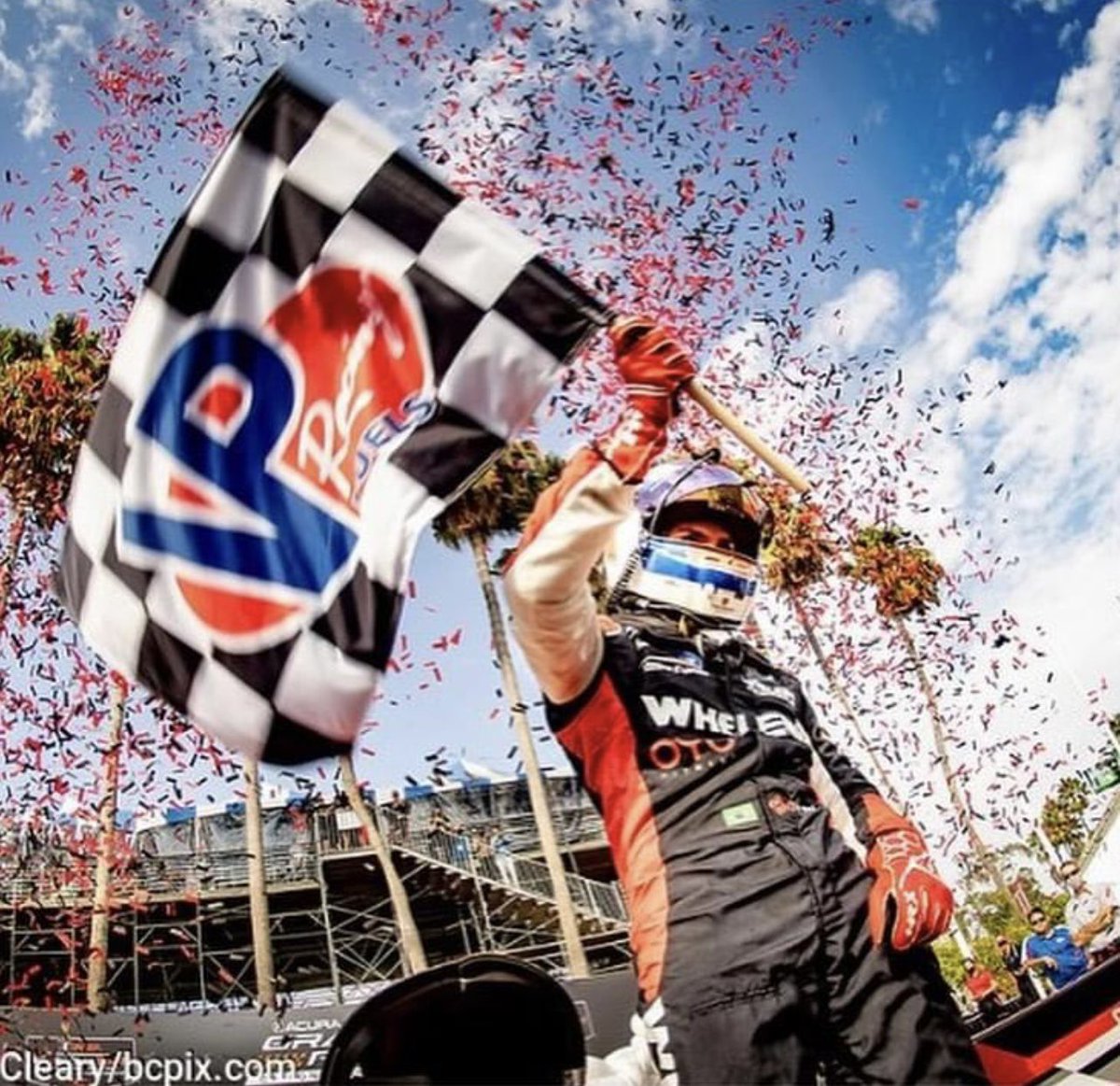 AX_Racing's tweet photo. We like Long Beach! Looking forward to next week with @PipoDerani @tristannunez and the No.31 @WhelenEng @CadillacVSeries @Lucas_Oil team! #actionexpress #expecttowin #safetravels https://t.co/dIAknd98cn