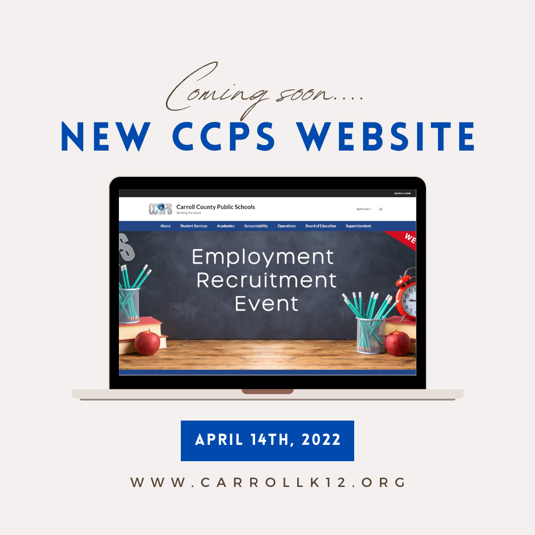 Coming Soon - CCPS is excited to announce the launch of our new website on Thursday, April 14. Stay tuned for information on our new look, updated features and more!