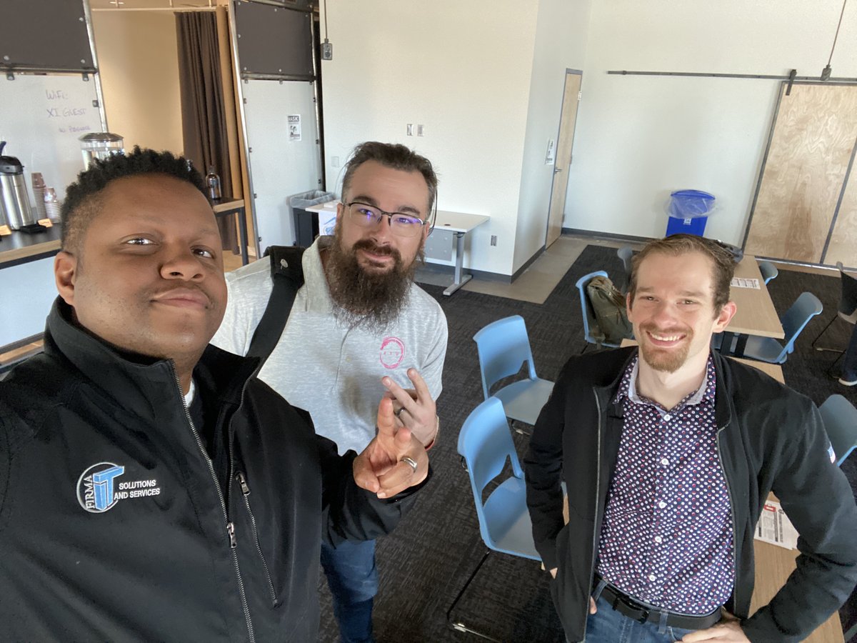 mast3rma5on7's tweet photo. Some #cybersecurity engineers helping the people with some cyber hygiene. #FirmaIT #RyuTeam #PikesPeakSBDC https://t.co/CGmxC0777i