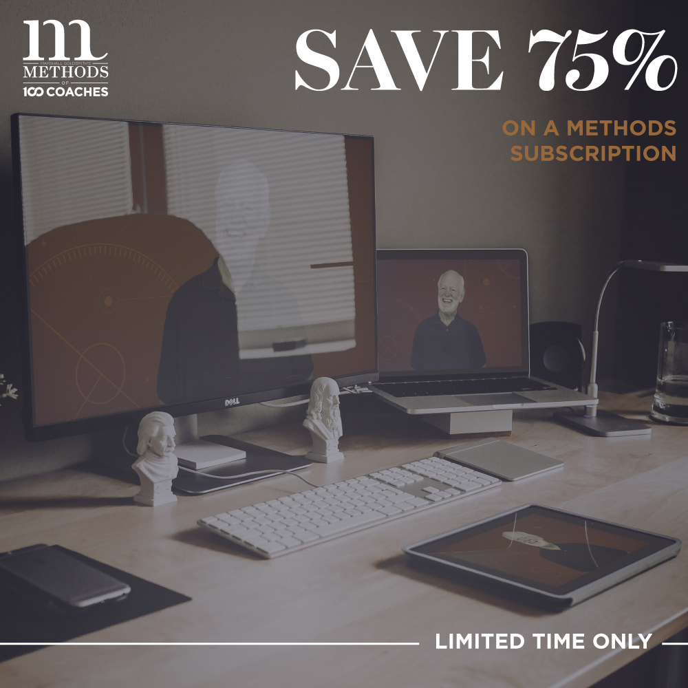 MethodsLeaders's tweet photo. March has been a month for celebration in honor of 100 Coaches founder @coachgoldsmith's 73rd birthday! Today is the last day to get over 73% off your Methods subscription when you use code LEARN2022 at checkout. https://t.co/Sxv1pivoxh https://t.co/wBPSbxd0BI