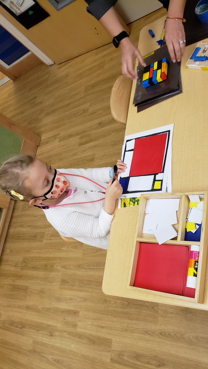 CaedmonEarly's tweet photo. We are working on an art project inspired by the artist,
Piet Mondrian #3D #CaedmonEarlyProgram π¨ https://t.co/0JJNVkZUFu