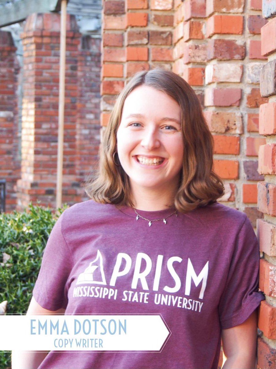 prism_msstate's tweet photo. Emma Dotson, a first-time PRISM member, is serving our agency as the Copy Writer for The Department of Geosciences at Mississippi State University— one of our brand new clients! Her eye for detail and professional writing style are two skills her team values!

Thank you, Emma! https://t.co/zQYeilvuMi