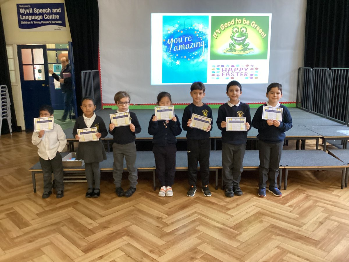 WyvilPrimary's tweet photo. Our Children’s Champions of Term 4! They were voted by their peers for being role models, amazing friends and having excellent attitudes towards the learning! Well done boys and girls - what a way to end this term! #WyvilCoreValues #WyvilFamily #ChildrensChampion https://t.co/w1SlcSolMT