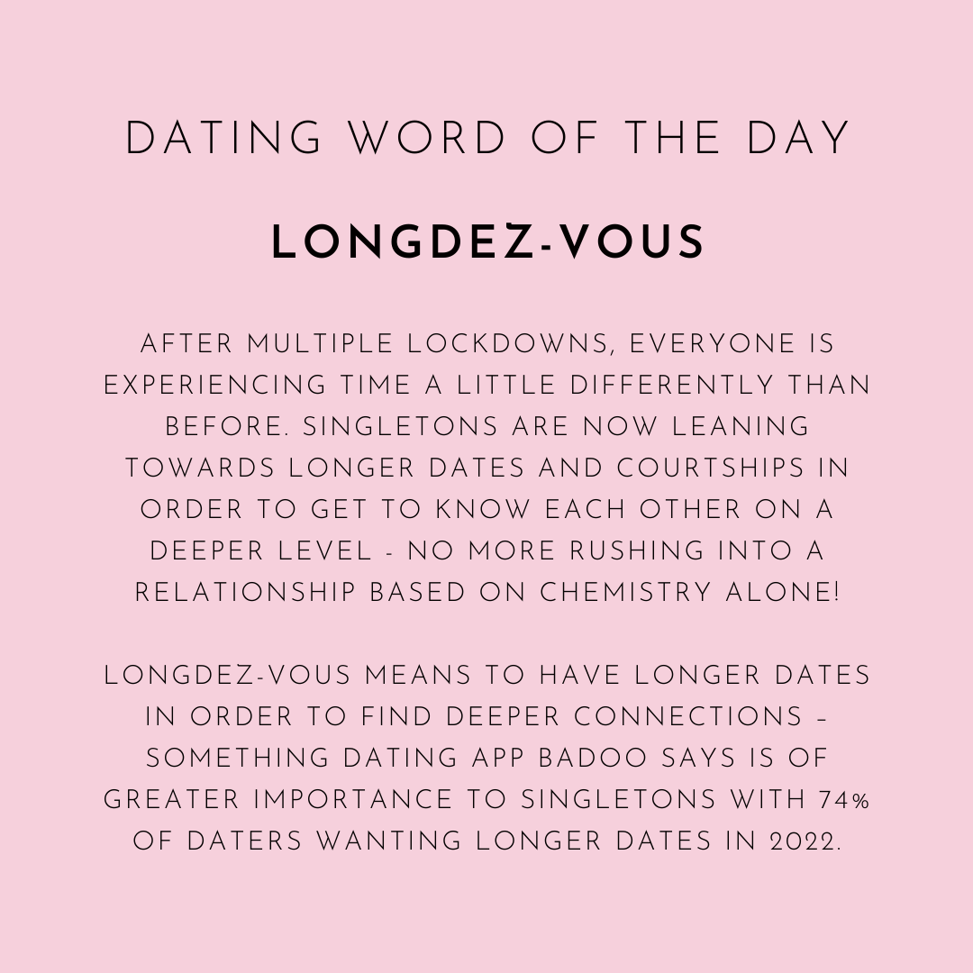 damseldating's tweet photo. The same research from Badoo shows that the average date in 2021 lasted 2.5 hours (thanks to virtual dating!) 

#dating #relationships #badoo #facts #wordoftheday #facts #longdezvous #lockdown #virtualdating #courtship #longerdates #loveandromance #datingapps #moderndating https://t.co/1jXB0FxnHW