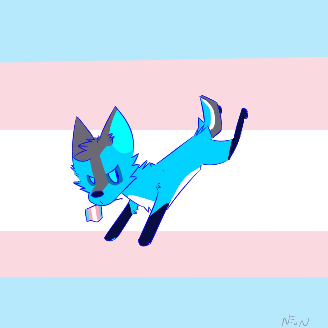 Neon_woof's tweet photo. happy #TransDayOfVisibility   

trans rights are human rights https://t.co/kHpK1dFgUT