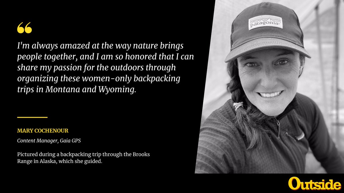 outsidecorp's tweet photo. Mary Cochenour, the Content Manager at @gaiagps, is our Swiss army knife of the marketing department, where she writes and edits copy, produces and co-hosts two podcasts, and manages Gaia GPS's partnerships, affiliates, and events.

#WHM #employeespotlight #outsidewomen https://t.co/zR2DfeZ035