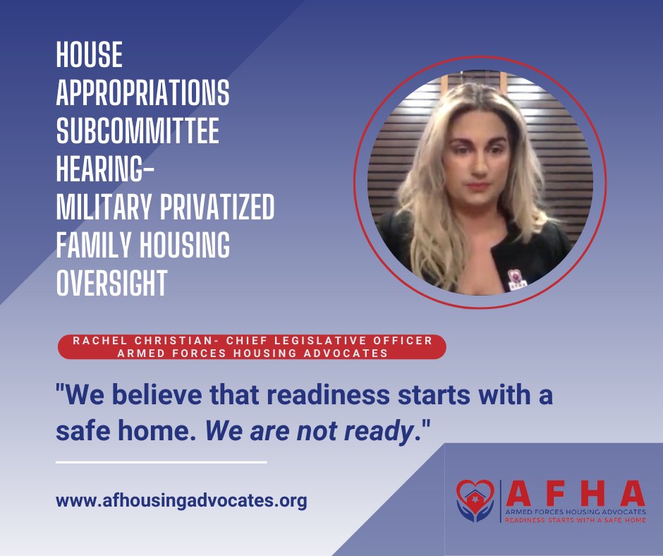 AFHAorg's tweet image. AFHA deeply thanks the Subcommittee for hearing our testimony regarding MHPI and the issues residents face. Thank you for asking the critical questions, showing our families they matter! @DWStweets @TonyGonzales4TX @RepEdCase @RepDavidValadao @RepRutherfordFL @JudgeCarter
