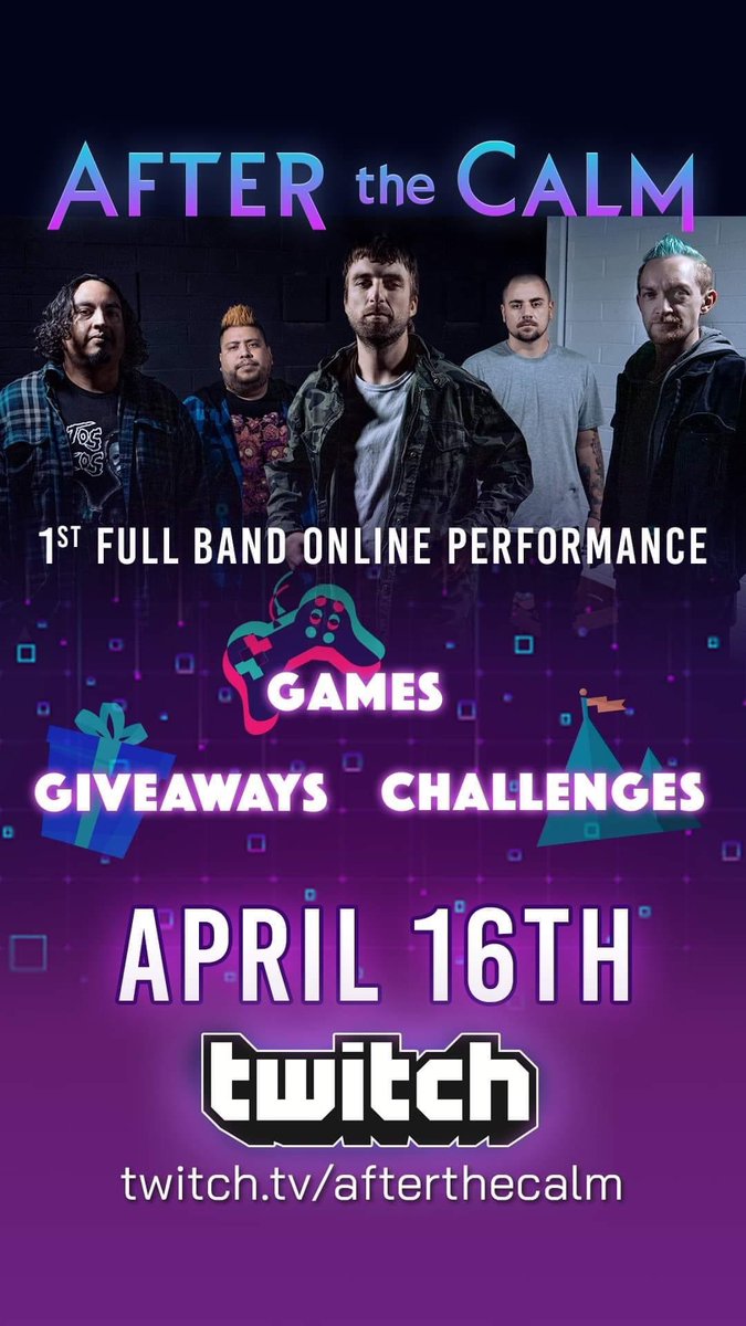 We are very excited to announce this one. For years we have wanted to do a Full Band Stream. And we'll be doing that as well as playing some games and chatting with you all. Make sure to follow and share the event page!!!