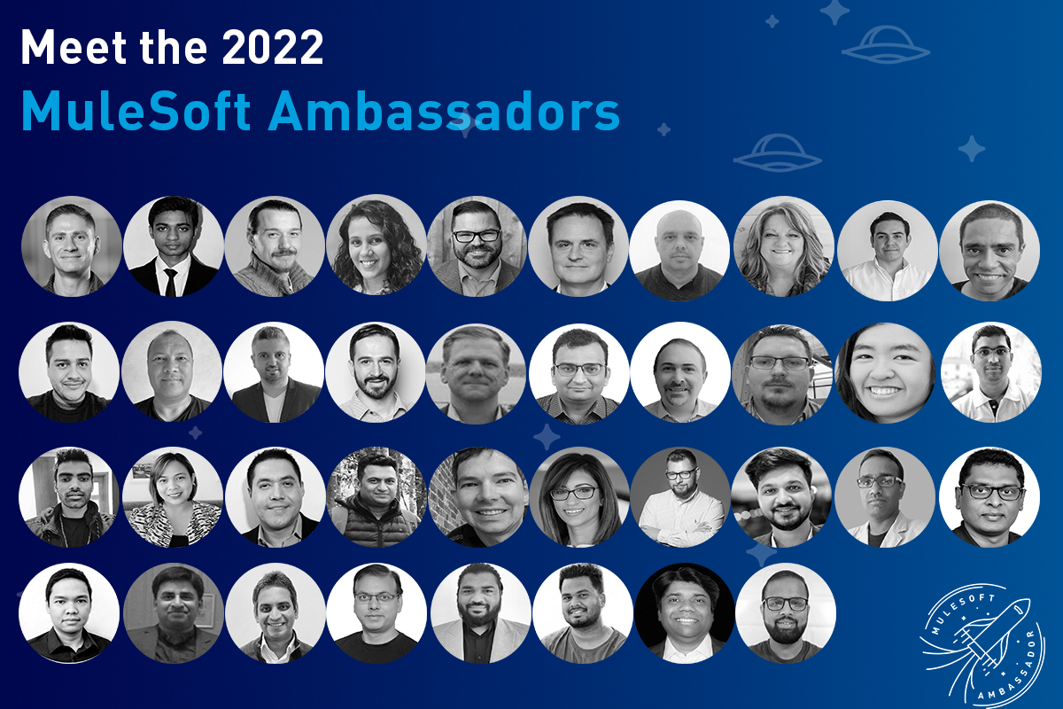 MuleSoft's tweet image. Make some noise for your 2022 Ambassador Cohort! No surprise that our ambassadors are the best of the best in our community. 
This year we are welcoming sixteen new members. 🥳 Get to know our new ambassadors and learn more about our program here: muley.cc/35sPT2D