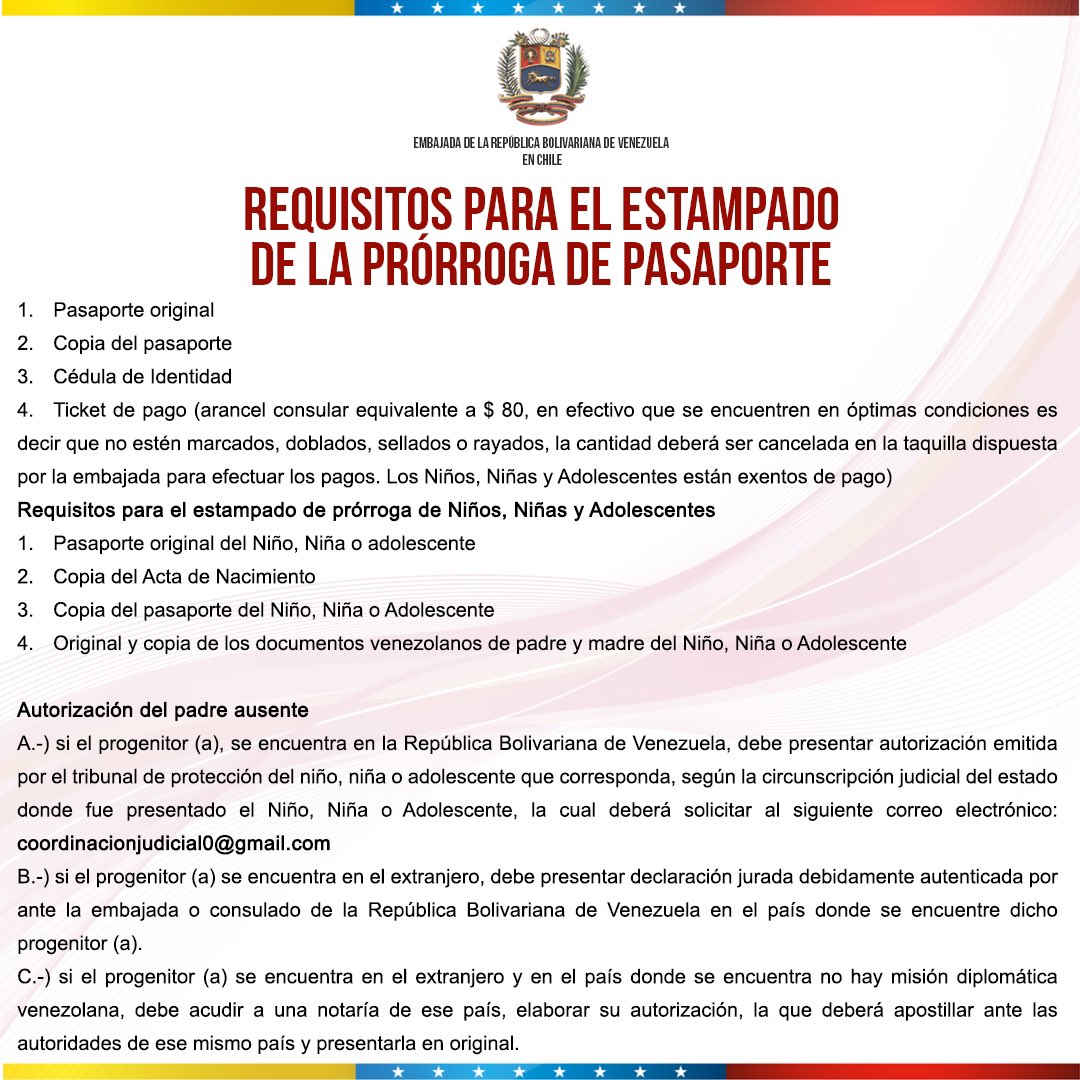 Embajada de Venezuela en Chile tweet media