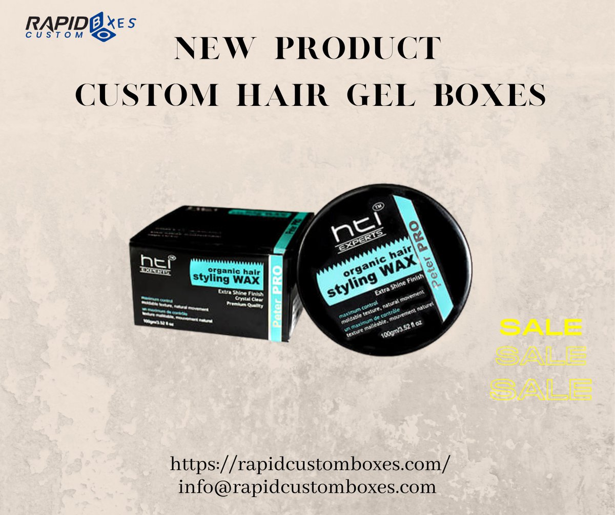 rapidcb's tweet image. Custom printed Wholesale Hair gel packaging boxes protect the quality of product.

📦 bit.ly/3DwhsV9
📧 info@rapidcustomboxes.com
📞 (307) 204-5284
📍 Wyoming, United States

#RapidCustomBoxes #CustomBoxes #CustomPackaging  #cosmeticbrands #cosmeticproducts #product