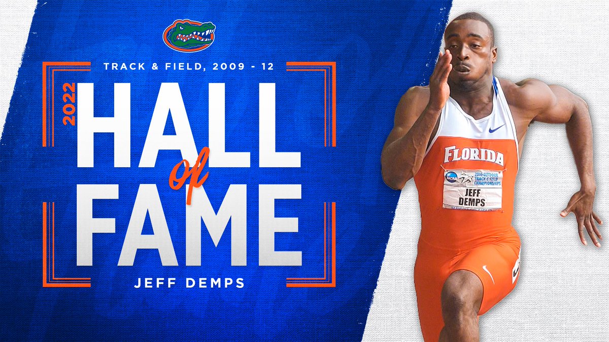 GatorsTF's tweet photo. One of the best dual-athletes in Florida history and a five-time National Champion in Track and Field.

Welcome to the UF Athletic Hall of Fame, @jeffdemps7!

📰: https://t.co/fQhH0QPHJz https://t.co/Q65fv8zjlw