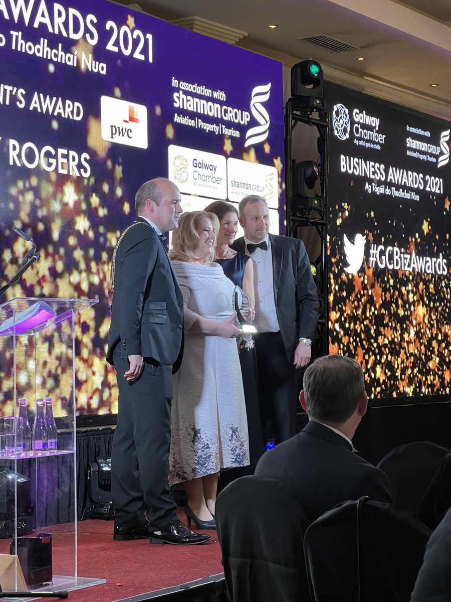 Congratulations Mary, well deserved! “The PorterShed was set up so our children have a choice to stay and work in Galway” Mary the Queen of the PorterShed #GCBizAwards