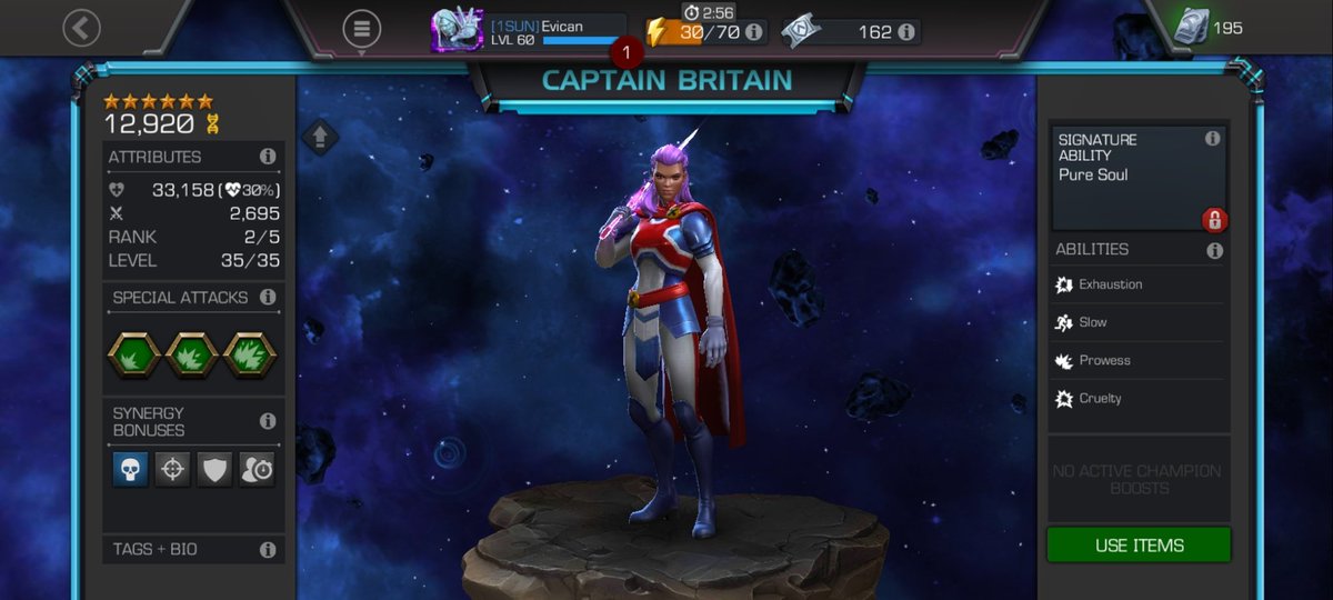 Evican666's tweet photo. So I pulled Betsy from the Cav preview bundle. Bought one unit Cav crystal to dupe her and this happened.. #mcoc 😁😁 https://t.co/gh7mICkN21