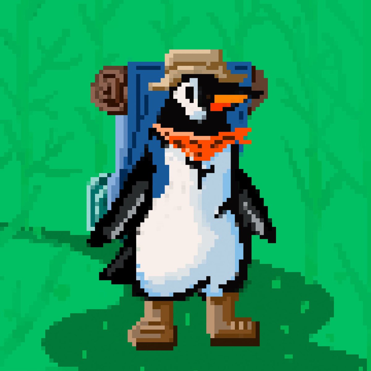 I hope you guys will enjoy our newest sneak peek 👀. 
The Adventurer Pixguin
We’ll do a raffle for another 5 wl spots ☺️. 
- Follow <a href="/ThePixguins/">The Pixguins</a> 
- ❤️ and ♻️
- tag 3 friends you think will love this 

Waddle waddle 🐧