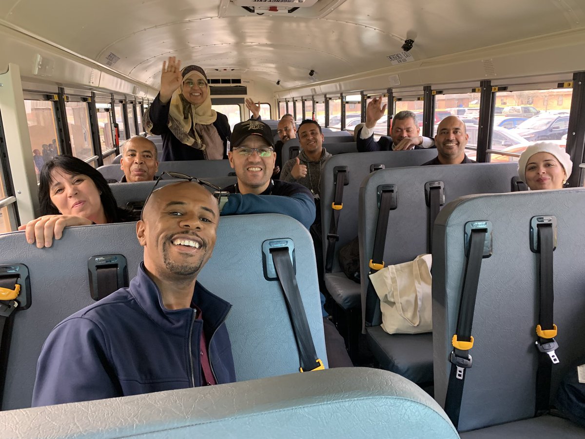 That’s Big! Mr. Richey Cutrer sporting a Big Yellow Uber for Corsicana ISD!