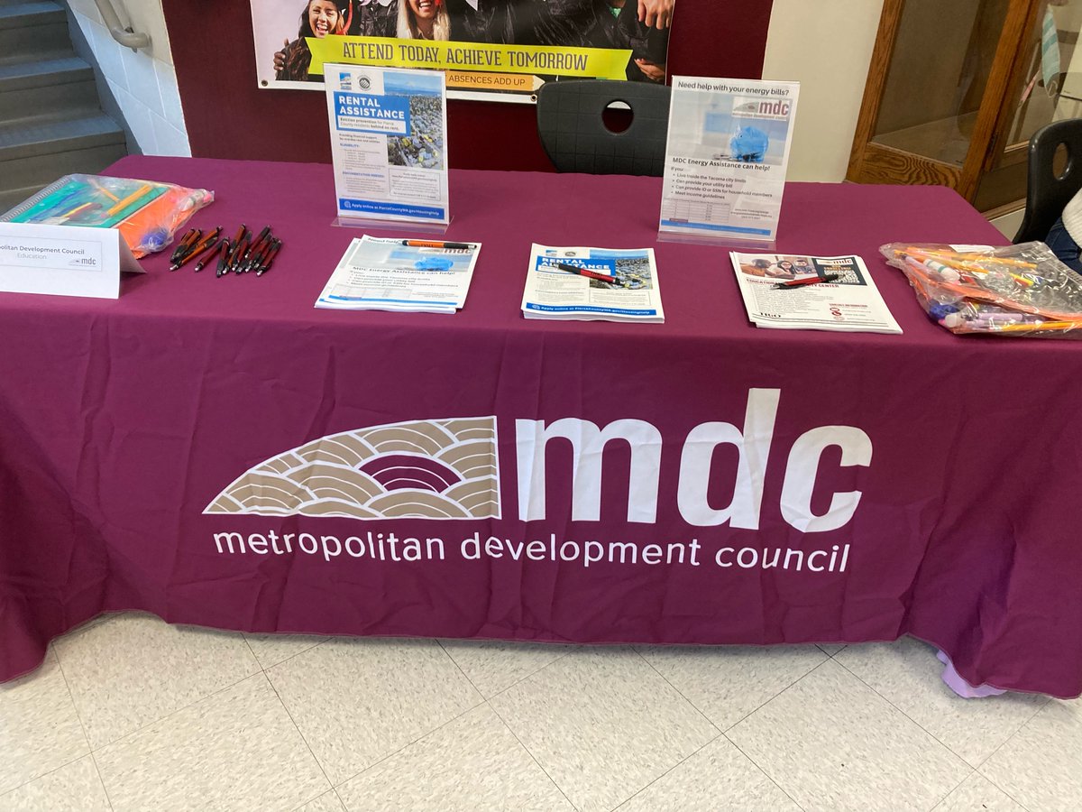 MDC Education and Employment staff are on site at the Bethel High School Resource Fair today, helping people with resource information until 7 p.m.
