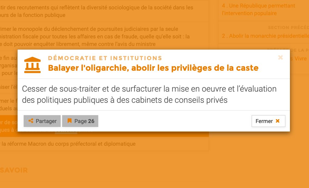 ALeaument's tweet photo. Info importante.

Cette mesure sur les cabinets de conseil était dans le programme de @JLMelenchon 

AVANT 

le scandale #McKinsey.

(Vous pouvez vérifier, c'est un programme imprimé, c'est p. 26).

Le 10 avril, votez en connaissance de cause. 

#McKinseyMacronGate #McKinseyGate https://t.co/tQYGmKIpE5