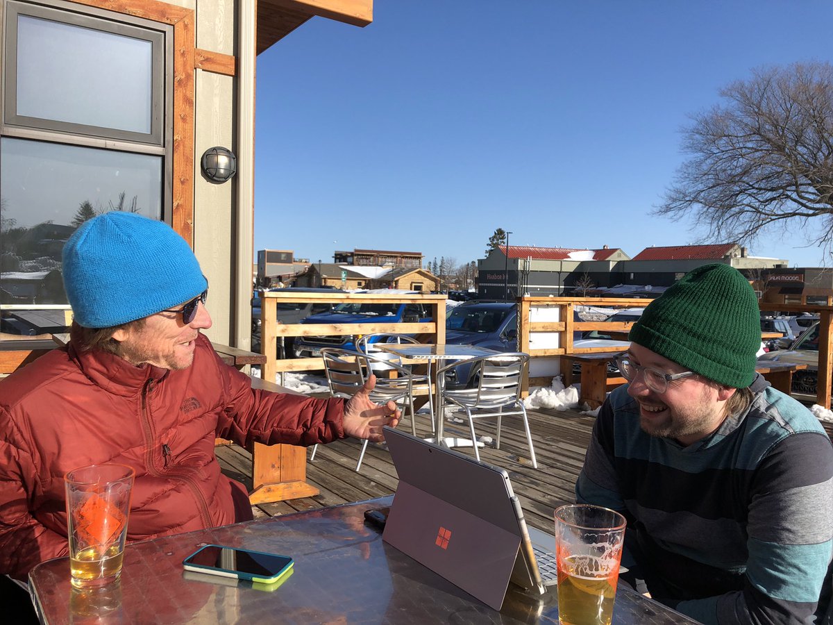 stevenoonansong's tweet photo. My interview w/Will Moore @WTIPradio airs FRI 4/1, 6pm CDT on The Scenic Route! We had a fun time @VoyageurBrewMN in #grandmarais #MN talking about my album Dreamland &amp; time working w/ #Prince. Tune in locally or stream at https://t.co/V12gWPumJ8. Thx, #WTIP!#northshoremn #radio https://t.co/XwOOWWRo1p